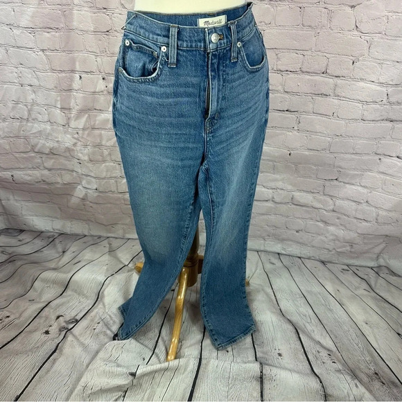 women's madewell high-rise slim boy jeans size 26 - Picture 1 of 6